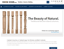 Tablet Screenshot of cabinetcolumns.homeover.com