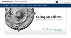 Desktop Screenshot of ceilingmedallions.homeover.com